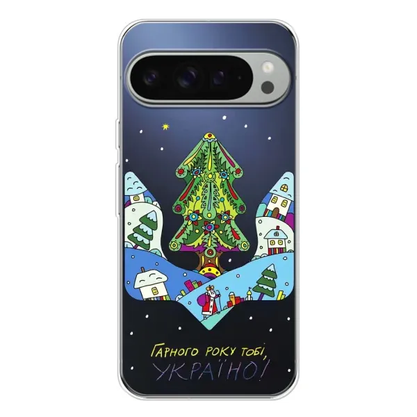Чохол з принтом «Різдвяний герб» для Google Pixel 9 Pro XL Чохол з принтом «Різдвяний герб» для Google Pixel 9 Pro XL