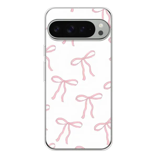 Чохол з принтом «Рожеві бантики» для Google Pixel 9 Pro XL Чохол з принтом «Рожеві бантики» для Google Pixel 9 Pro XL