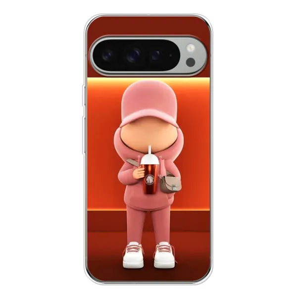 Чехол с принтом «С Кофе» для Google Pixel 9 Pro XL Чехол с принтом «С Кофе» для Google Pixel 9 Pro XL