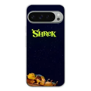 Чехол с принтом «Отдыхающий Шрек» для Google Pixel 9 Pro XL