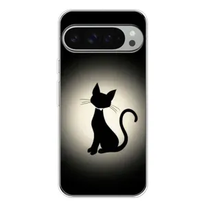 Чохол з принтом «Силует котика» для Google Pixel 9 Pro XL