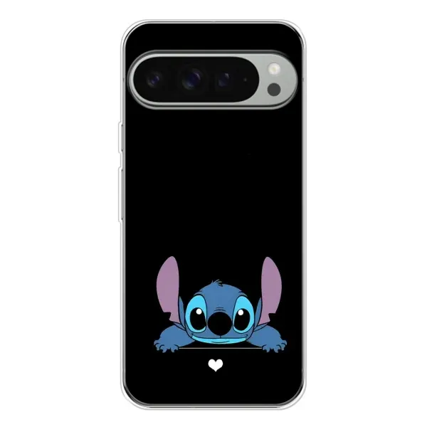 Чехол с принтом «Стич на черном» для Google Pixel 9 Pro XL