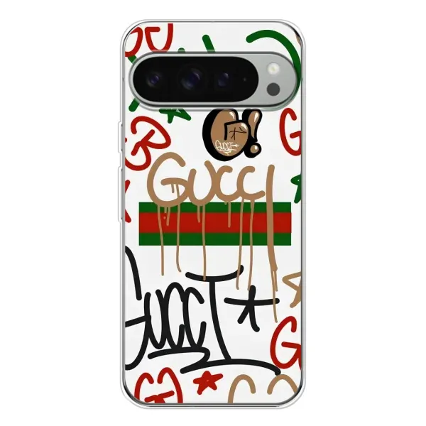 Чехол с принтом «Стиль GUUCI» для Google Pixel 9 Pro XL