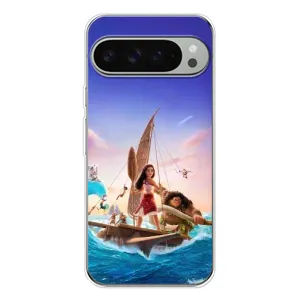 Чехол с мультфильмом Моана Google Pixel 9 Pro XL (Команда Ваяна Мауи)