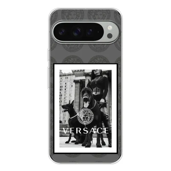 Чохол з принтом «Версаче» для Google Pixel 9 Pro XL