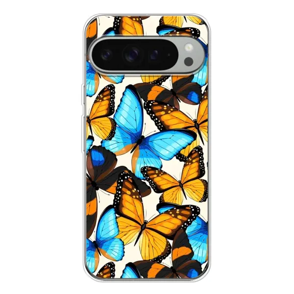 Чохол з принтом «Яскраві метелики» для Google Pixel 9 Pro XL Чохол з принтом «Яскраві метелики» для Google Pixel 9 Pro XL