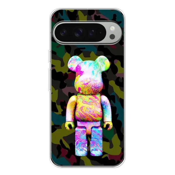Чехол с принтом «Яркий Bearbrick» для Google Pixel 9 Pro XL Чехол с принтом «Яркий Bearbrick» для Google Pixel 9 Pro XL