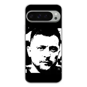 Чехол для Google Pixel 9 Pro XL (AlphaPrint - с принтом Зеленского)