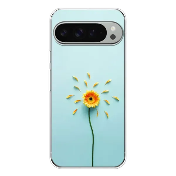 Чехол с принтом «Желтый цветок» для Google Pixel 9 Pro XL