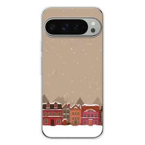 Новорічні, Святкові Чохли для Google Pixel 9 Pro XL - 2024 год (Зимове місто)