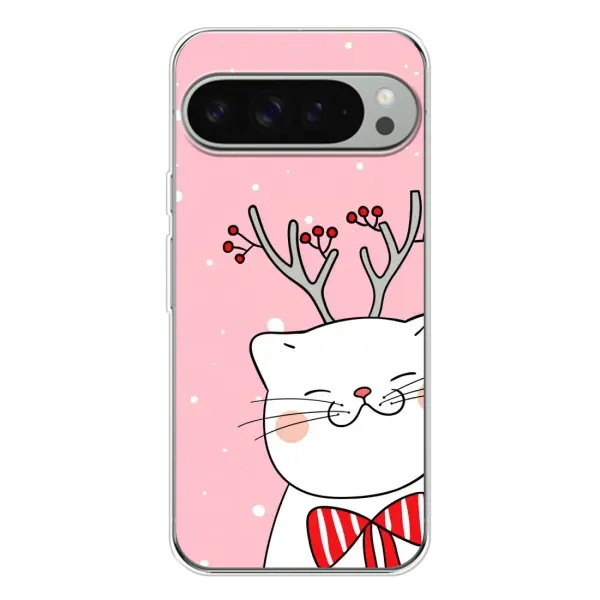 Чехол с принтом «Зимний кот» для Google Pixel 9 Pro XL