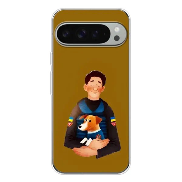 Чехол с принтом «ЗСУ Патрон» для Google Pixel 9 Pro XL Чехол с принтом «ЗСУ Патрон» для Google Pixel 9 Pro XL