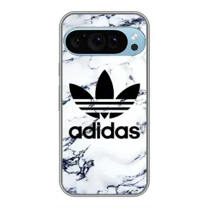 Чехлы Адидас для Google Pixel 9 Pro (AlphaPrint) (Адидас на мраморе)