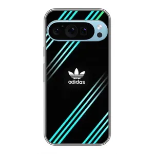 Чехлы Адидас для Google Pixel 9 Pro (AlphaPrint) (Адидас с полосами)