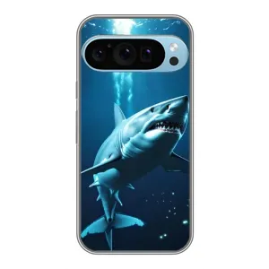 Чохол з картинкою 'Хижаки' для Google Pixel 9 Pro (Акула під водою)