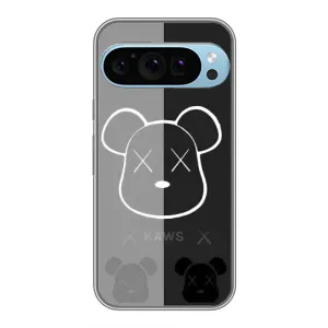 Чехлы для Google Pixel 9 Pro - Bearbrick Louis Vuitton (PREMIUMPrint) (БеарБрик глаза)