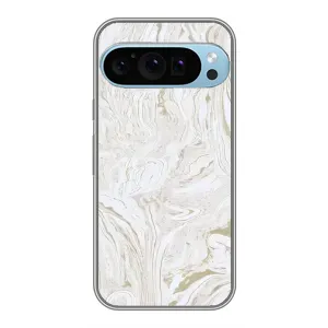 Мраморний чехол на Google Pixel 9 Pro (VPrint) (Білий мрамор)