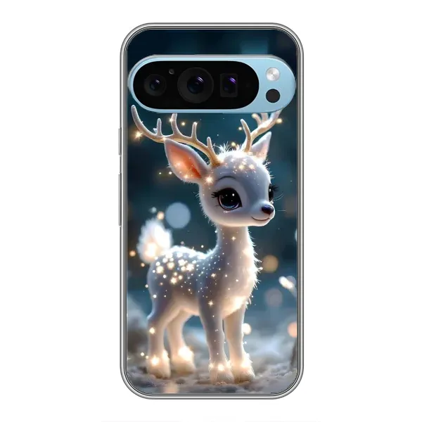 Чохол з принтом «Блискуче оленятко» для Google Pixel 9 Pro