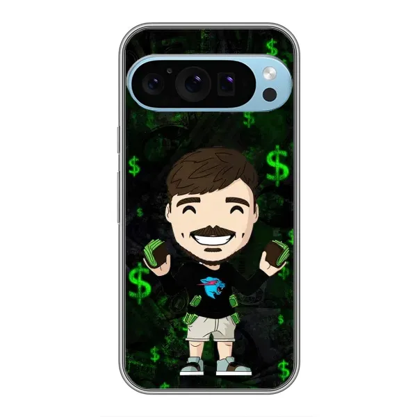 Чехол с принтом «Блогер Beast» для Google Pixel 9 Pro