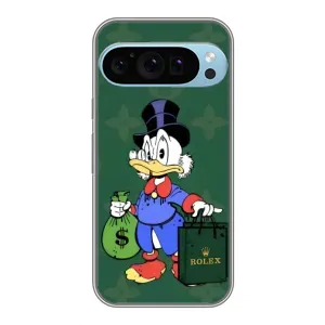Чехли для Google Pixel 9 Pro - Скрудж МакДак Louis Vuitton (PREMIUMPrint) (Богата Утка)