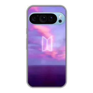 Чехлы BTS для Google Pixel 9 Pro (AlphaPrint) (BTS логотип)