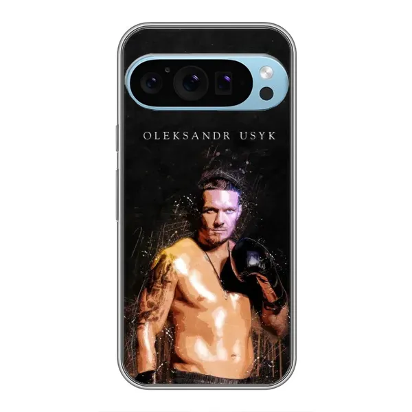 Чохол з принтом «Боксер Олександр Усик» для Google Pixel 9 Pro