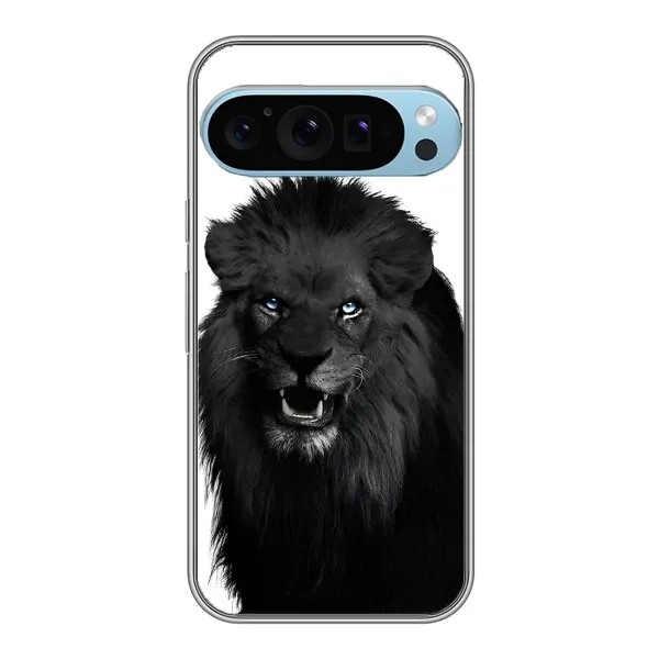 Чохол з принтом «Чорний ЛЕВ» для Google Pixel 9 Pro