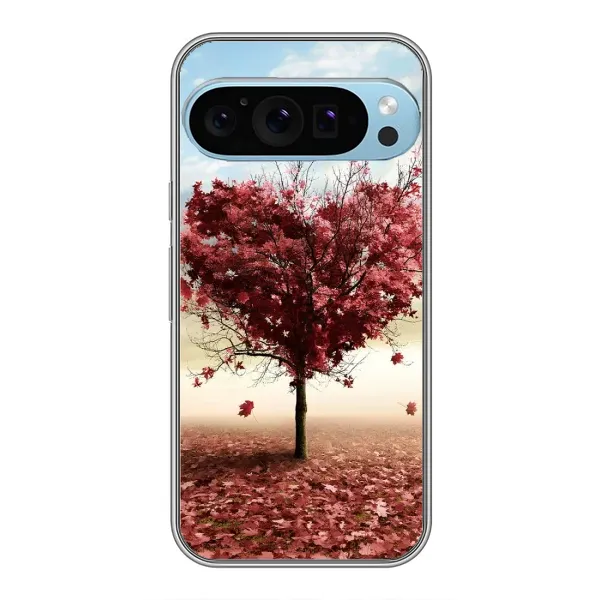 Чехол с принтом «Дерево сердце» для Google Pixel 9 Pro
