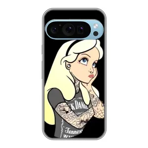 Чехол с печатью для Google Pixel 9 Pro - (Мода) (AlphaPrint) (Девочка в тату)