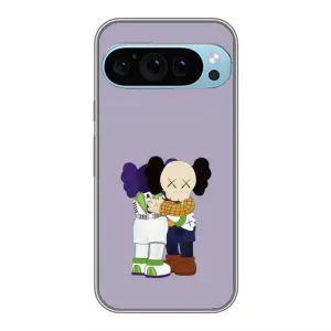 Чехлы для Google Pixel 9 Pro - Bearbrick Louis Vuitton (PREMIUMPrint) (Дружба Беарбрик)