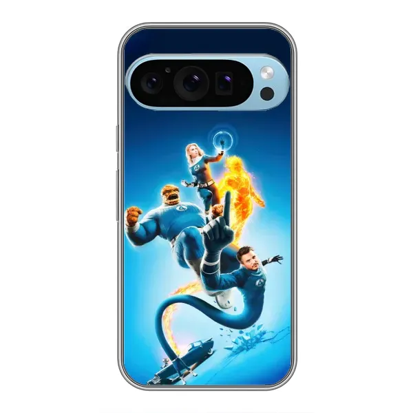 Чохол з принтом «Герої Фантастична Четвірка» для Google Pixel 9 Pro