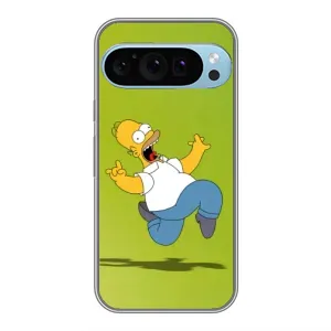 Чехол с Симпсонами для Google Pixel 9 Pro (VPrint) (Гомер Симпсон)