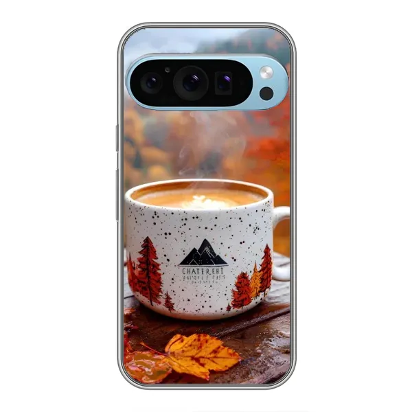 Чохол з принтом «Кава на природі» для Google Pixel 9 Pro Чохол з принтом «Кава на природі» для Google Pixel 9 Pro