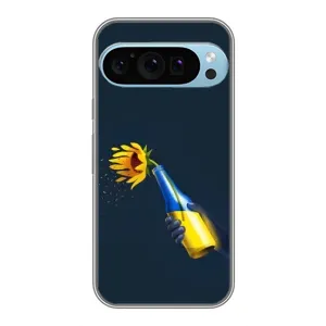 Чехол для Патриота Украины Google Pixel 9 Pro - (AlphaPrint) (Коктейль молотова)