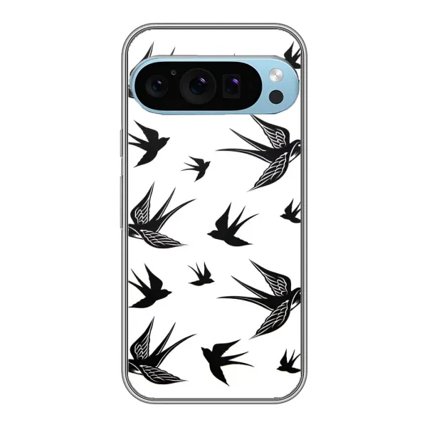 Чохол з принтом «Ластівки» для Google Pixel 9 Pro