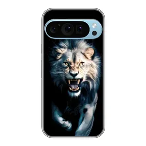 Чохол з картинкою 'Хижаки' для Google Pixel 9 Pro (Лев у темряві)