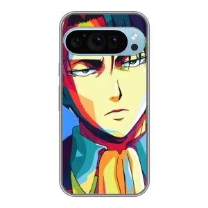 Чехлы Персонажи Аниме Наруто для Google Pixel 9 Pro (AlphaPrint) (Леви Аккерман)