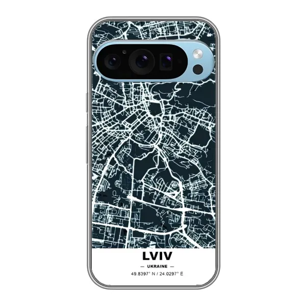Чехол с принтом «Львов» для Google Pixel 9 Pro