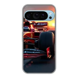 Чехол Формула1 на Google Pixel 9 Pro (Макларен на закате)