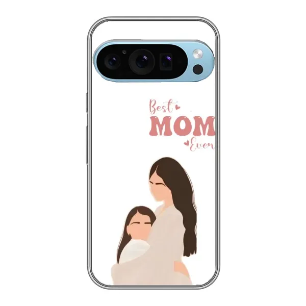 Чохол з принтом «Мама і донька» для Google Pixel 9 Pro