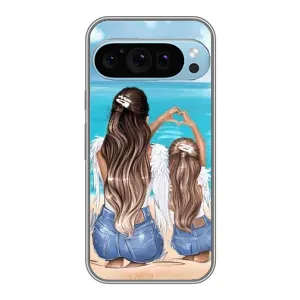 Чехол с печатью для Google Pixel 9 Pro - (Мама с ребенком) (AlphaPrint)