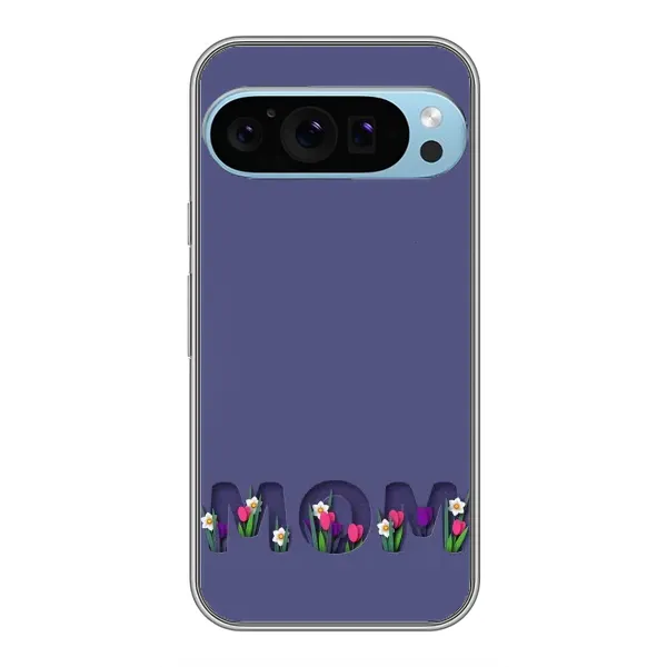 Чохол з принтом «Мама в квітах» для Google Pixel 9 Pro