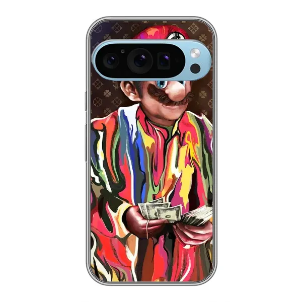 Чехол с принтом «Mario LV» для Google Pixel 9 Pro