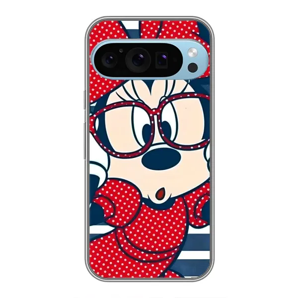 Чехол с принтом «Маус в очках» для Google Pixel 9 Pro