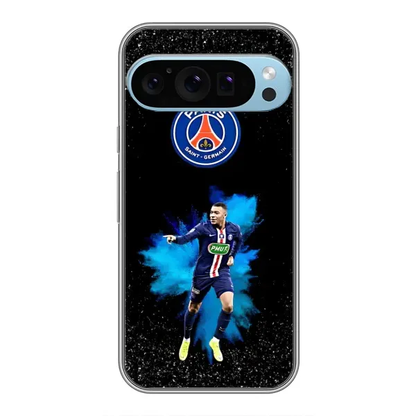 Чохол з принтом «Мбаппе ПСЖ» для Google Pixel 9 Pro