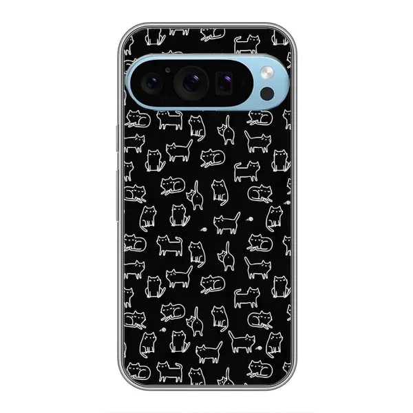 Чохол з принтом «Маленькі котики» для Google Pixel 9 Pro Чохол з принтом «Маленькі котики» для Google Pixel 9 Pro
