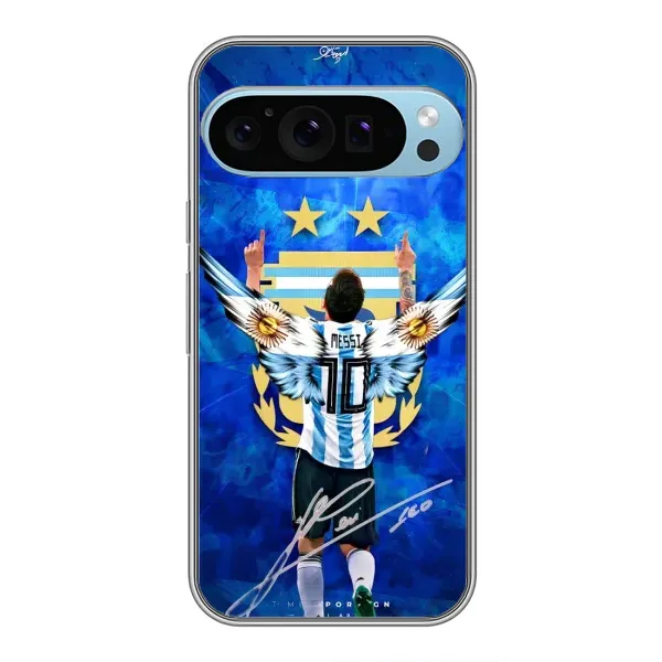 Чехол с принтом «Месси Аргентина» для Google Pixel 9 Pro