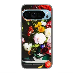 Брендновые Чехлы для Google Pixel 9 Pro - (PREMIUMPrint) (Nike цветы)
