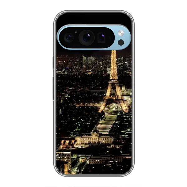 Чохол з принтом «Нічний Париж» для Google Pixel 9 Pro Чохол з принтом «Нічний Париж» для Google Pixel 9 Pro