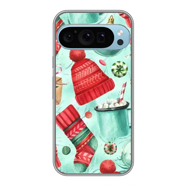 Чехол с принтом «Одежда НГ» для Google Pixel 9 Pro Чехол с принтом «Одежда НГ» для Google Pixel 9 Pro